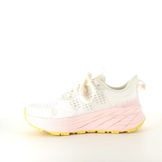 Råhvite lette sko med rosa Nonslip yttersåle