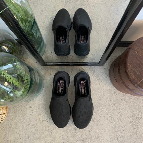 Svart herre slip-in sko fra Skechers