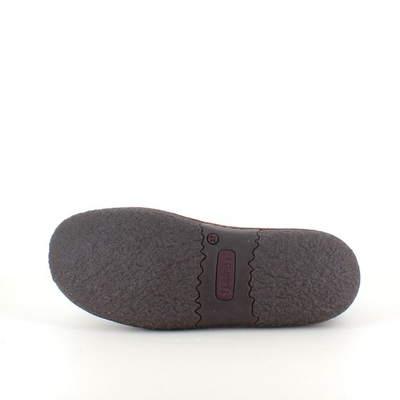 Lav Green Comfort ull tøfler med rågummisåle og Støtt Brystene logo