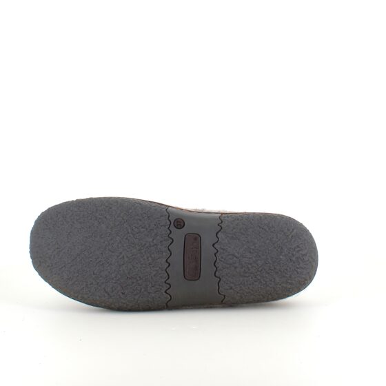 Green Comfort ull tøfler med rågummisåle og "Støtt Brysterne" logo