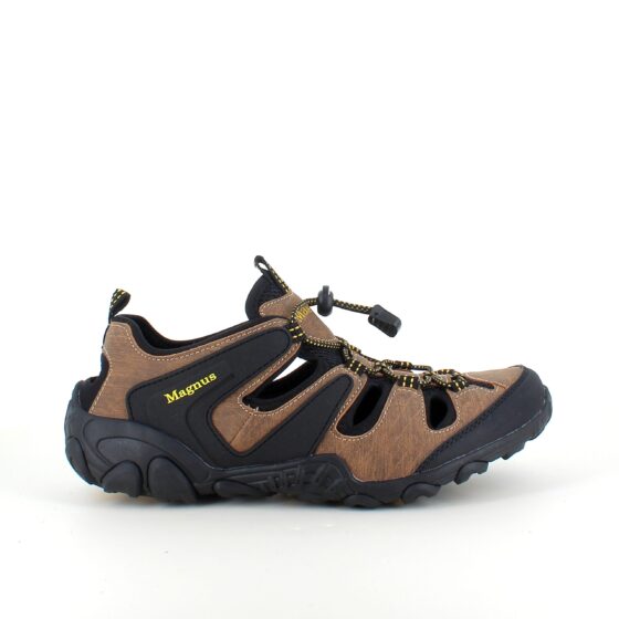 Utendørs sandal til menn i brun